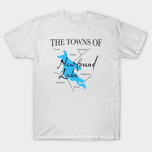 Towns of Newfound Lake T-Shirt by Ski Classic NH